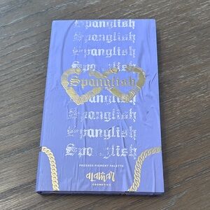 Alamar Cosmetics Spanglish Eyeshadow Palette - Purple and Gold